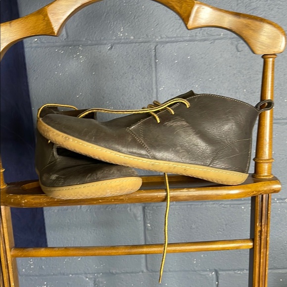 Men's Brown Leather Boots - Picture 4 of 4